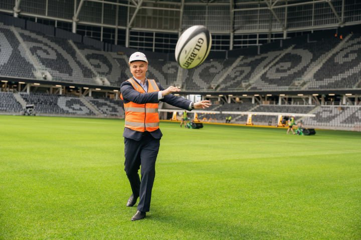 Turf Laid at New World-Class Stadium Ahead of 2026 Rugby League World Cup
