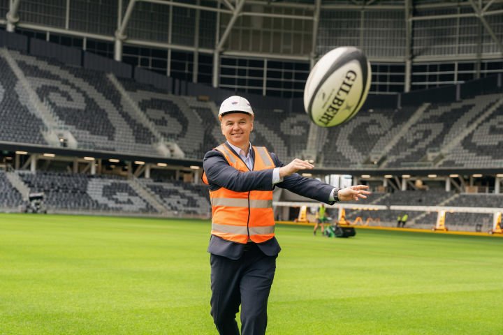Turf Laid at New World-Class Stadium Ahead of 2026 Rugby League World Cup